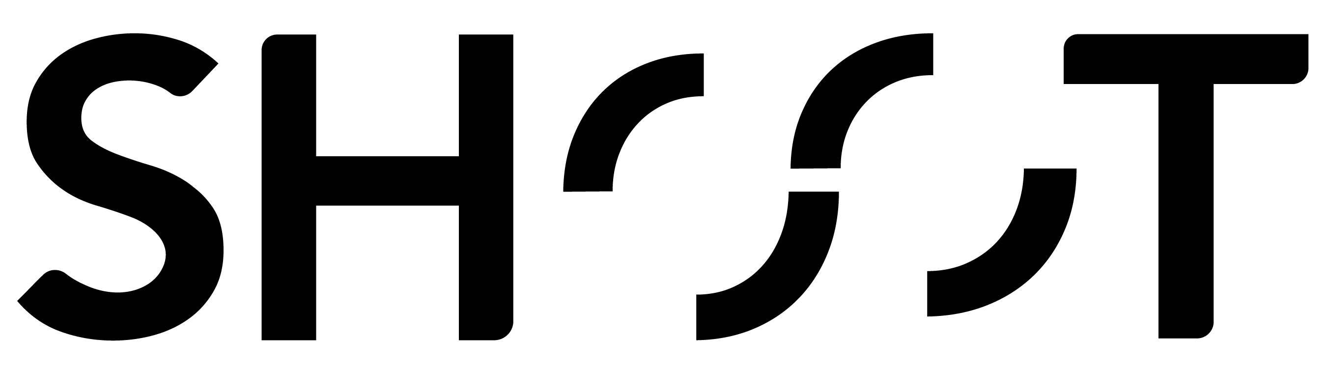 shoot logo black